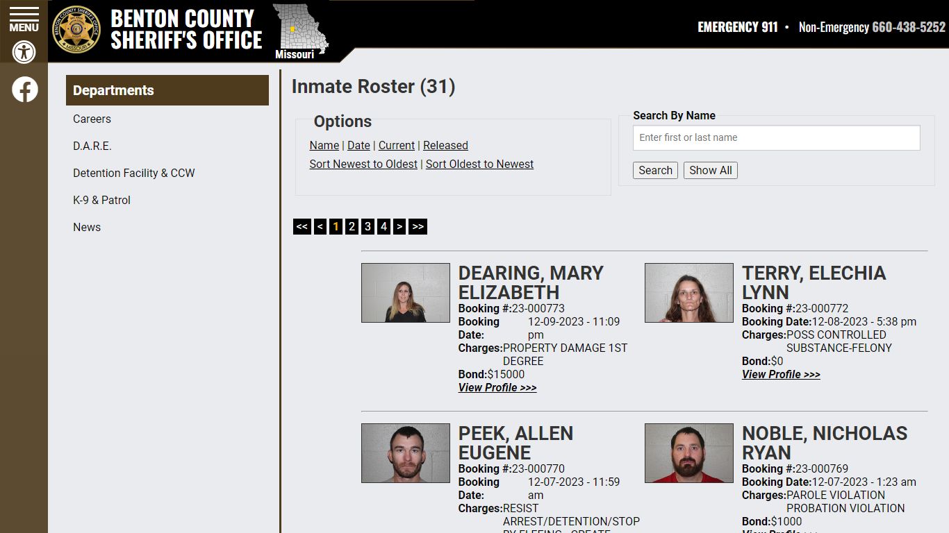 Inmate Roster - Benton County MO Sheriff’s Office