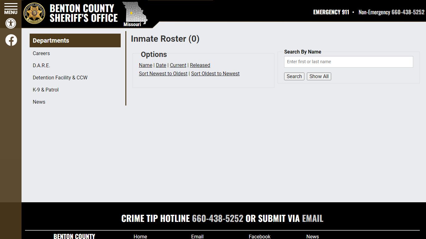 Inmate Roster - Benton County MO Sheriff’s Office